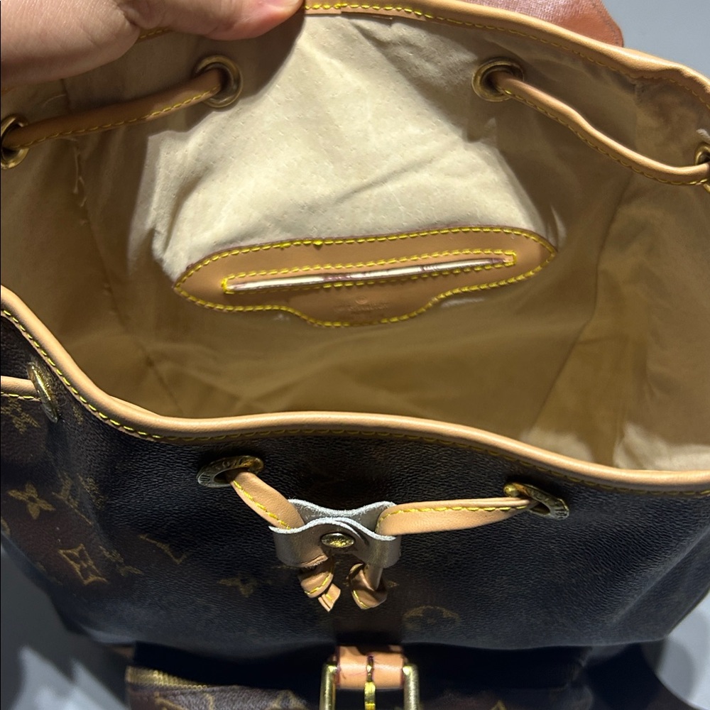 Brown Monogram Pattern Backpack Style Bag - image 11